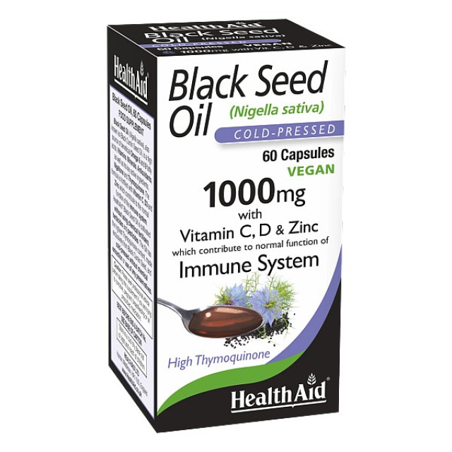 Health Aid Black Seed Oil 1000mg 60 κάψουλες