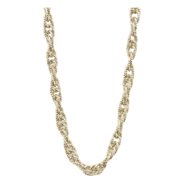 Farma Bijoux Necklace Silver Diamond Shape