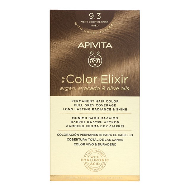 Apivita My Color Elixir 9.3 Very Light Blonde Gold