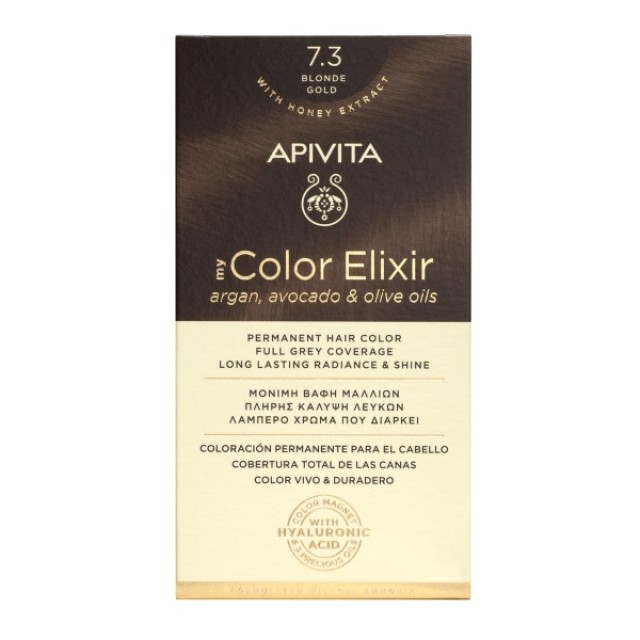 Apivita My Color Elixir Kit Ν7.3 Ξανθό Χρυσό 50ml & 75ml