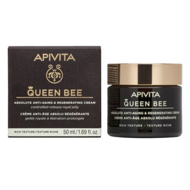Apivita Queen Bee Absolute Antiaging & Regeneration Rich Texture Cream 50ml