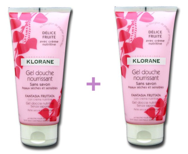 KLORANE GEL DOUCHE SURGRAS FANTASIA FRUTTATA  200ML 1+1