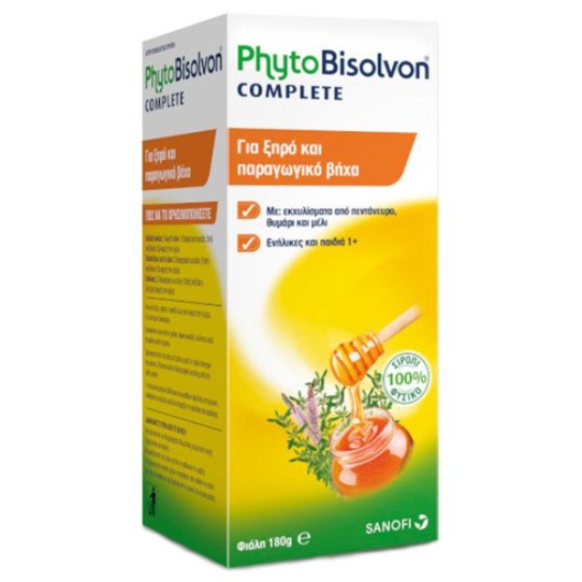 PhytoBisolvon Complete Φυσικό Σιρόπι 180g