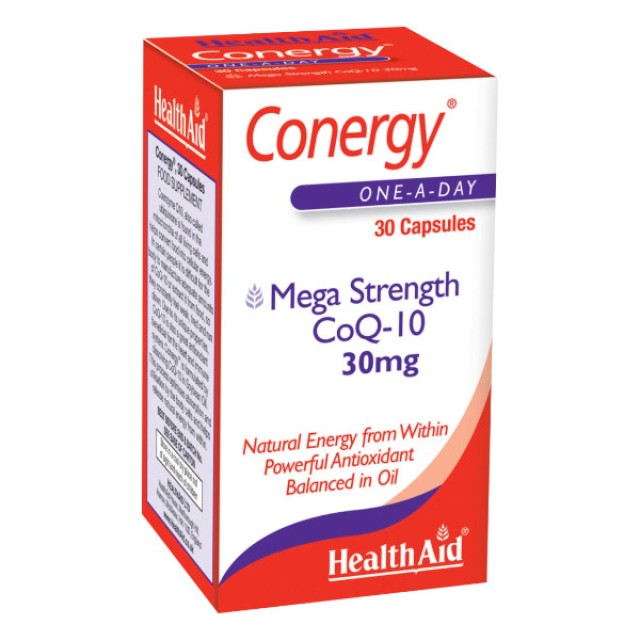 Health Aid Conergy CoQ10 30mg 30 κάψουλες