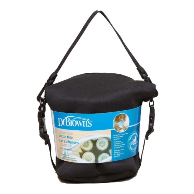 Dr. Brown's Convertible Bottle Tote Black