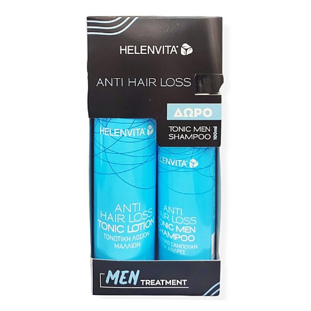 Helenvita Anti Hair Loss Tonic Lotion 100ml & Δώρο Anti Hair Loss Tonic Men Shampoo 100ml