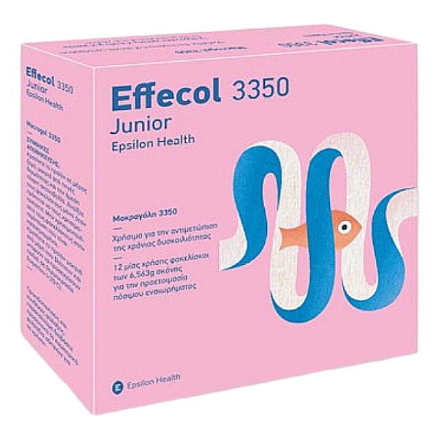 Epsilon Health Effecol 3350 Junior Sachets 12x6.563g