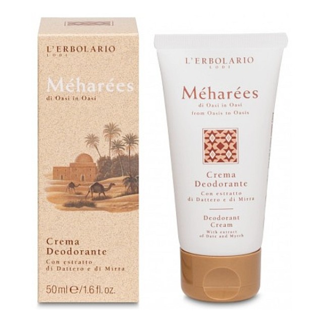 L'Erbolario Meharees Deodorant Cream 50ml