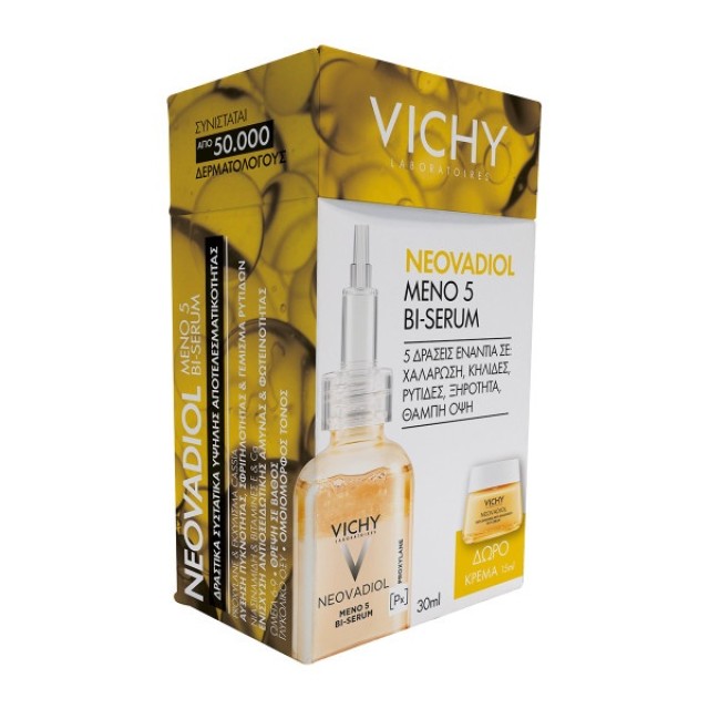 Vichy Neovadiol Meno 5 BI-Serum 30ml & ΔΩΡΟ Neovadiol Κρέμα Ημέρας Θρέψης 15ml