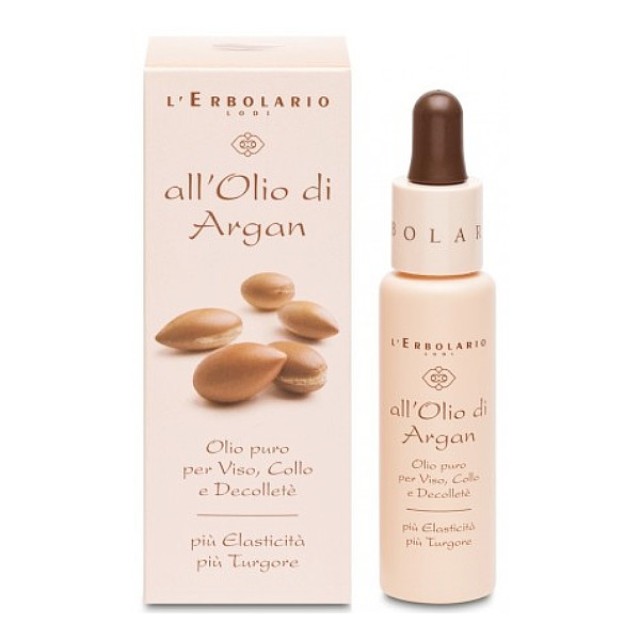 L'Erbolario All'Olio di Argan Pure Argan Oil for Face, Neck and Décolleté 28ml