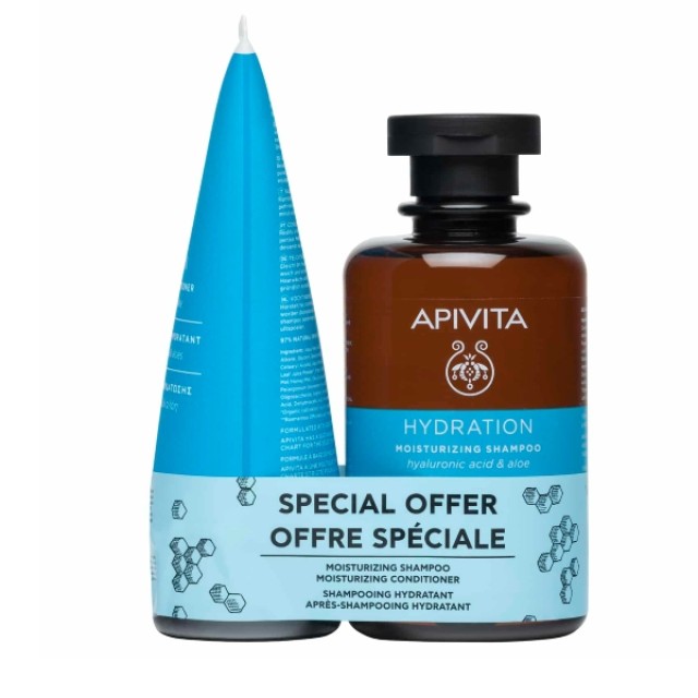 Apivita Hydration Promo Σαμπουάν 250ml & Μαλακτική Κρέμα Ενυδάτωσης 150ml