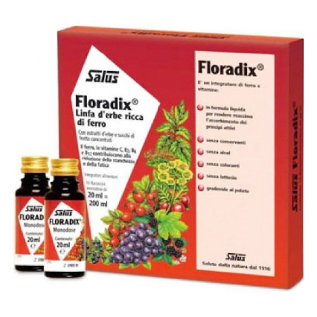 Salus Floradix Iron Liquid Formula 10x20ml