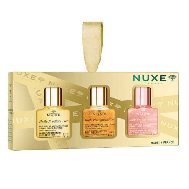 Nuxe Huile Prodigieuse 10ml & Huile Prodigieuse Or 10ml & Huile Prodigieuse Or Floral 10ml