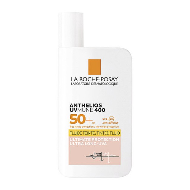 La Roche-Posay Anthelios UVMUNE 400 Invisible Fluid SPF50 με Χρώμα 50ml