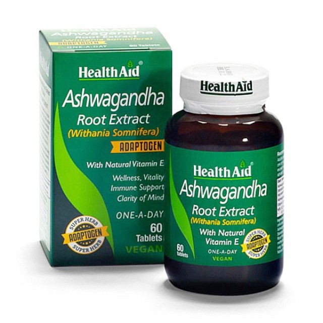 Health Aid Ashwagandha Root Extract 60 ταμπλέτες