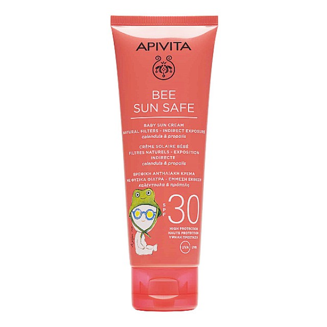 Apivita Bee Sun Safe Baby Sun Cream Natural Filters SPF30 100ml