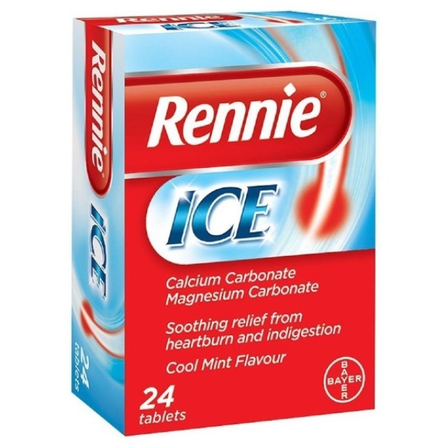 Rennie Ice 24 μασώμενα δισκία