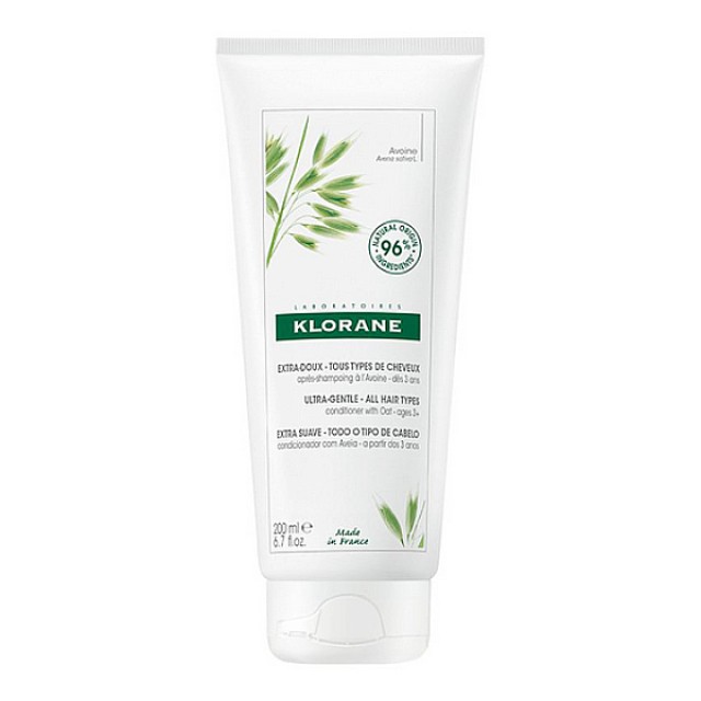 Klorane Avoine Softening Cream for Detangling and Moisturizing with Oat Emulsion BIO 200ml