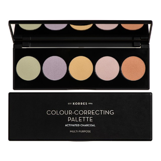 Korres Activated Carbon Color Correcting Palette 5 Shades 5.5g