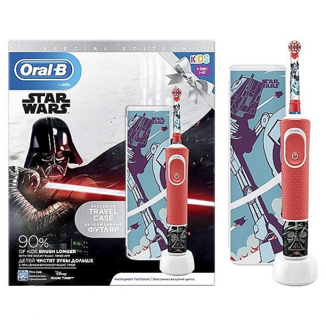 Oral-B Kids Star Wars Special Edition ηλεκτρική οδοντόβουρτσα & θήκη ταξιδίου