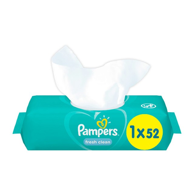 Pampers Wipes Fresh Clean 52 τεμάχια