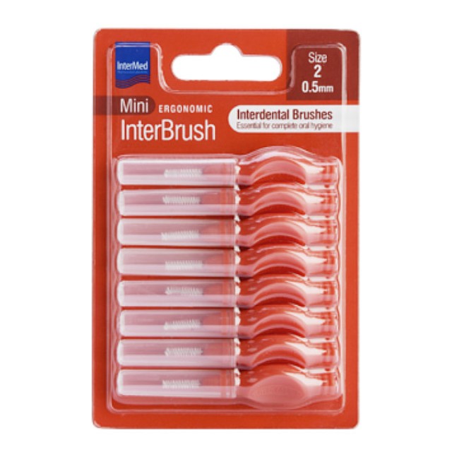 Intermed Ergonomic InterBrush Mini Size 2 0.5mm 8 pieces