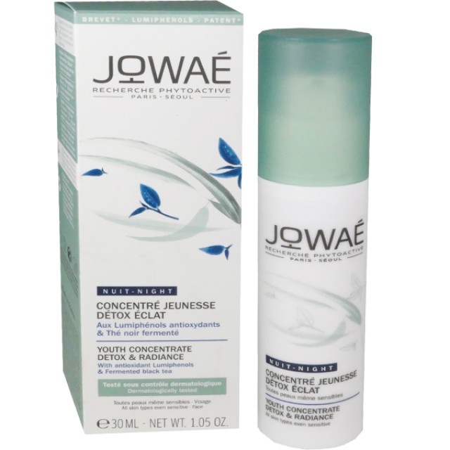 JOWAE Black Tea Youth Concentrate Detox & Radiance Nuit 30ml