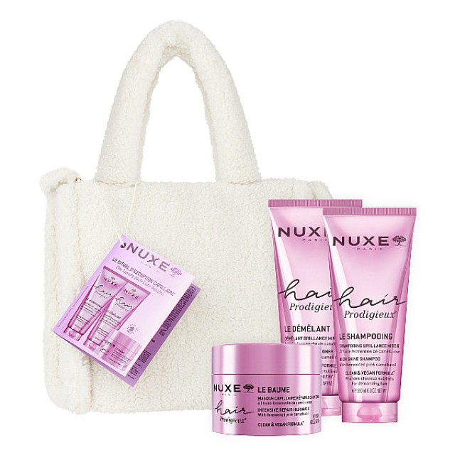 Nuxe Hair Prodigieux High Shine Shampoo 200ml & High Shine Conditioner 200ml & Intensive Repair Hair Mask 200ml