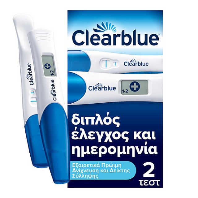 Clearblue 6 Days Early Pregnancy Test 1 τεμάχιο & Weeks Indicator Digital Pregnancy Test 1 τεμάχιο