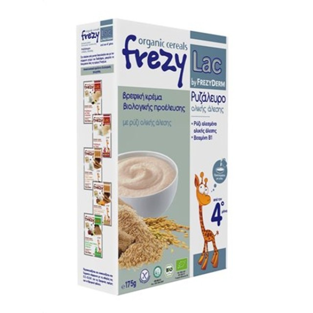 Frezylac Organic Baby Cream Whole Milled Rice 4m+ 175gr