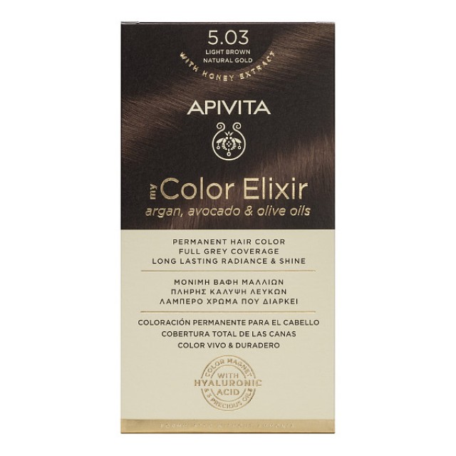 Apivita My Color Elixir 5.03 Light Brown Natural Gold