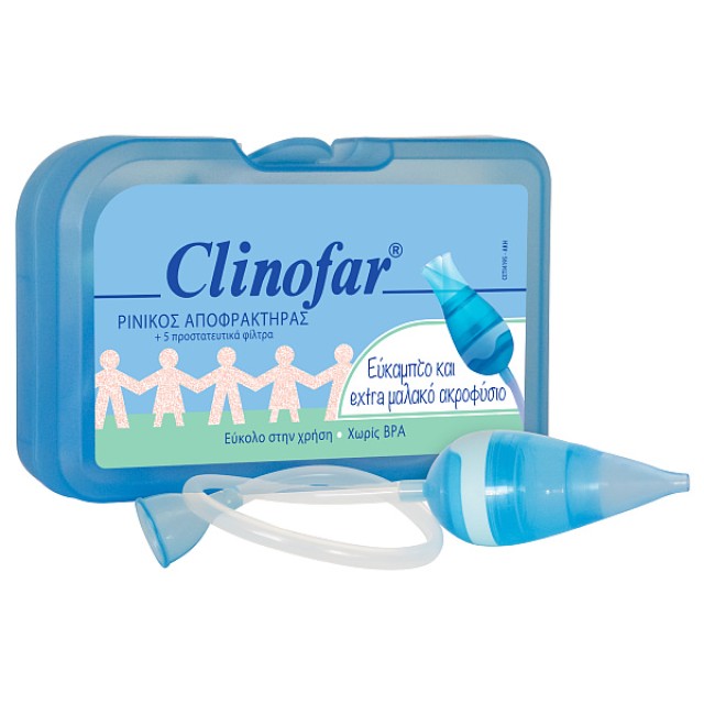 Clinofar Nasal Obstructor & 5 Disposable Protective Filters