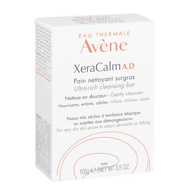 Avene Xeracalm A.D Ultra-Rich Cleansing Bar 100g