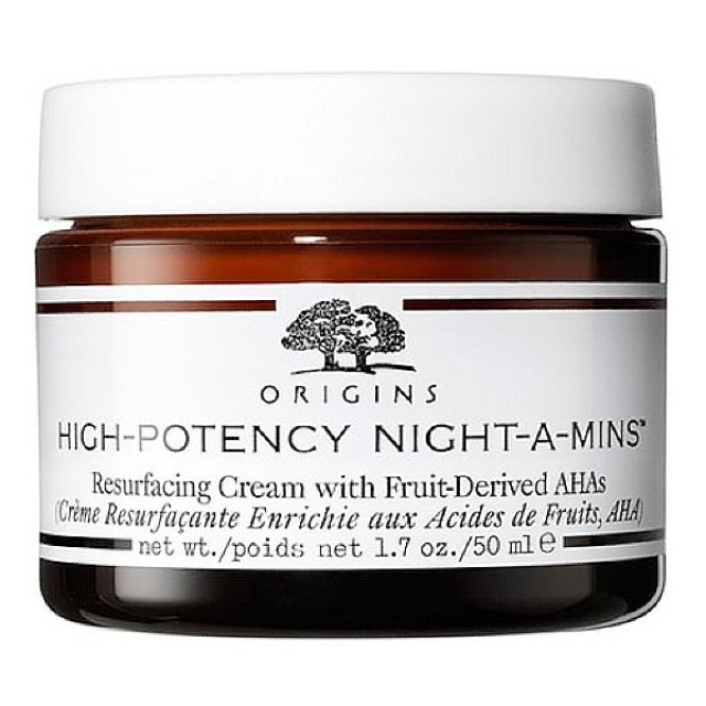 Origins High Potency Night-A-Mins Resurfacing Cream with Fruit-Derived AHA’s 50ml