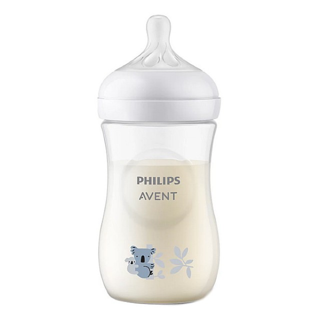 Philips Avent Natural Response Bottle Plastic 1m+ Koala 260ml