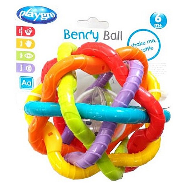 Playgro Bendy Ball Εκπαιδευτική Μπαλίτσα 6m+ 1 τεμάχιο