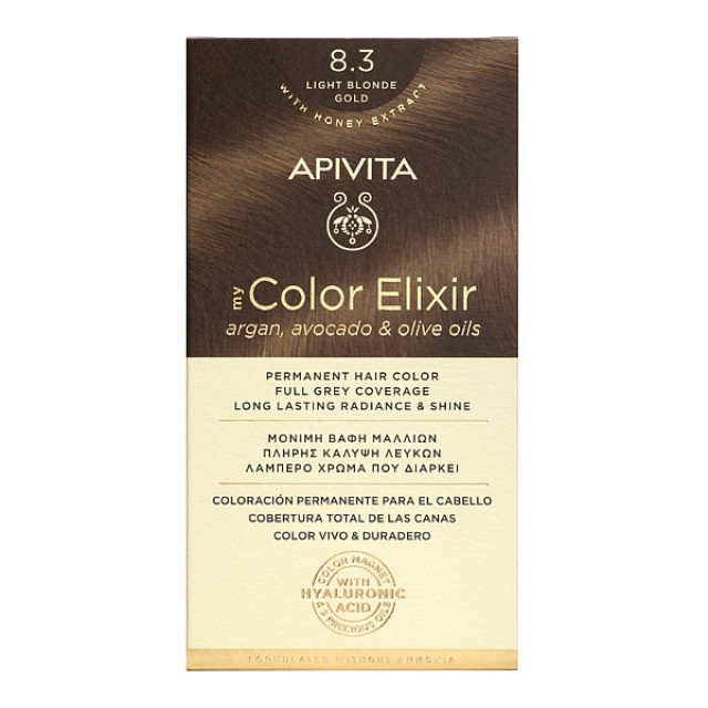 Apivita My Color Elixir 8.3 Light Blonde Gold