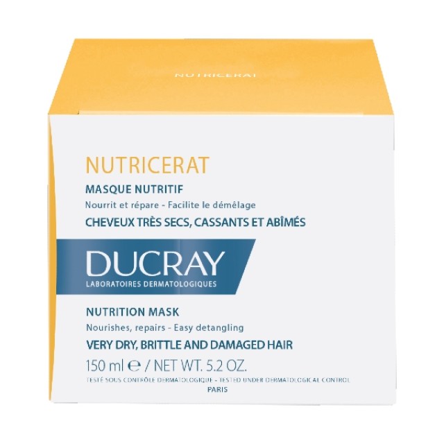 Ducray Nutricerat Μάσκα Εντατικής Θρέψης Για Ξηρά Μαλλιά 150ml