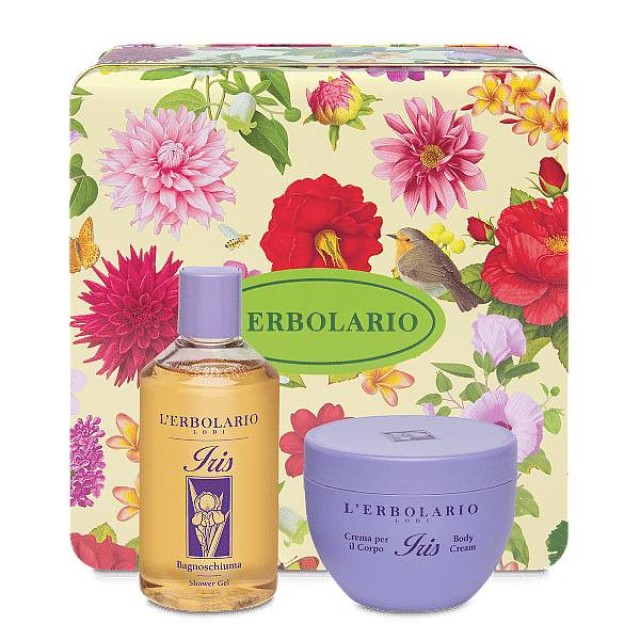 L'Erbolario Iris Bellezza Duo Set Αφρόλουτρο 250ml & Κρέμα Σώματος 300ml