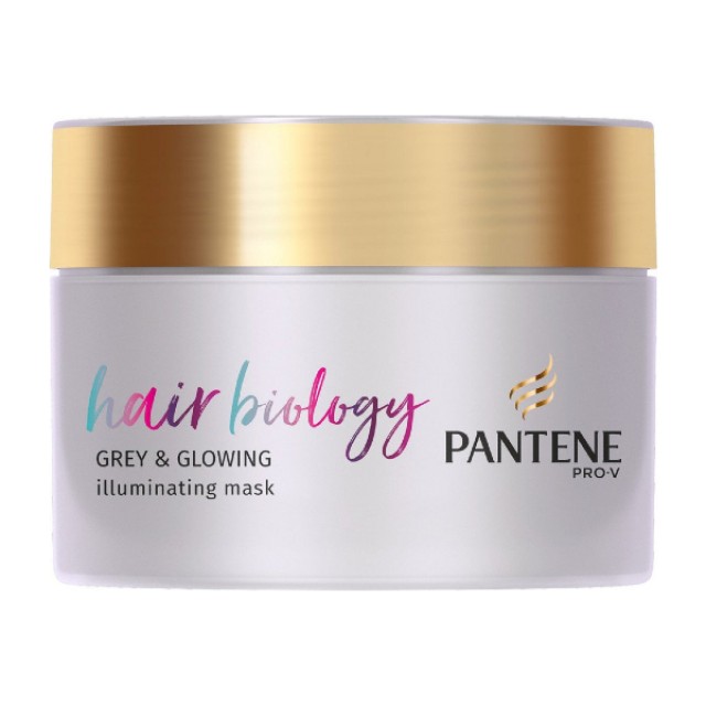 Pantene Pro-V Hair Biology Grey & Glowing Illuminating Mask 160ml
