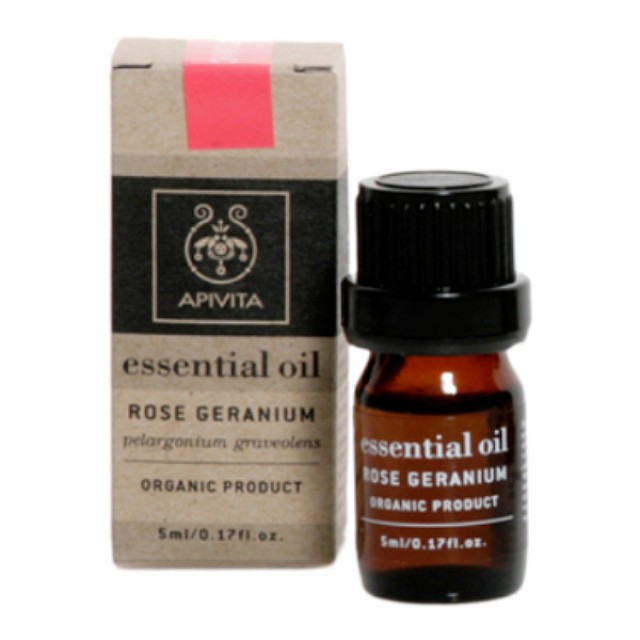 Apivita Essential Oil Rose Geranium 5ml