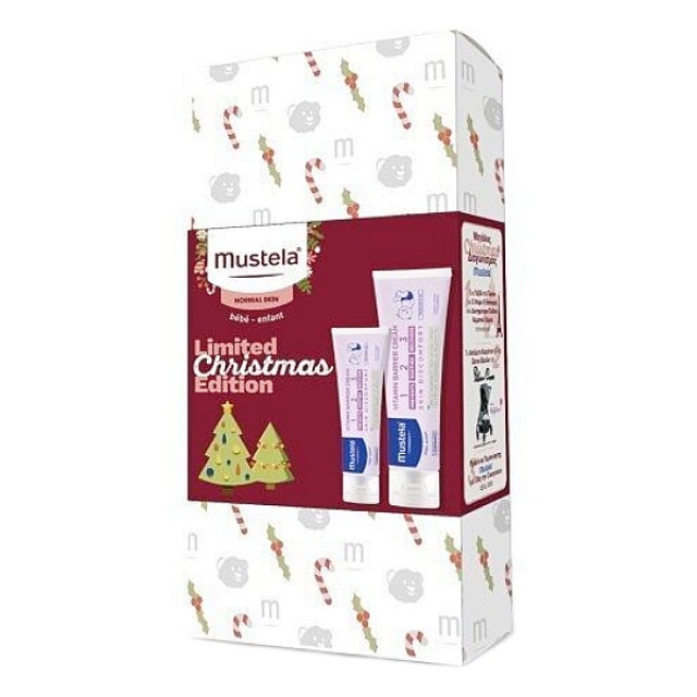 Mustela Limited Christmas Edition Vitamin Barrier Cream 1 2 3 100ml & Vitamin Barrier Cream 1 2 3 50ml