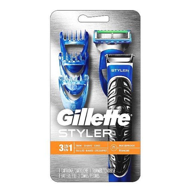 Gillette Fusion ProGlide Styler & 3 combs
