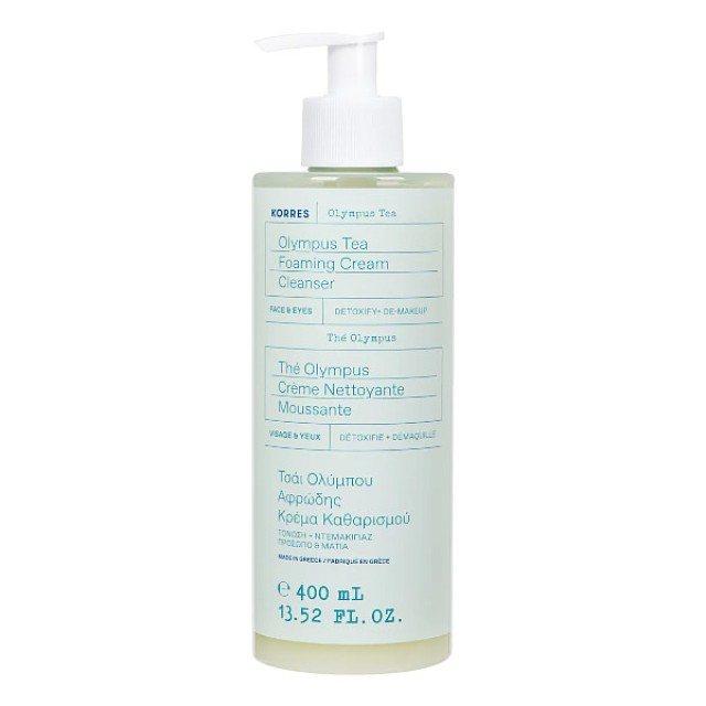 Korres Olympus Tea Foaming Cream Cleanser 400ml