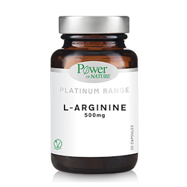 Power Health Platinum Range L-Arginine 500mg 30 κάψουλες