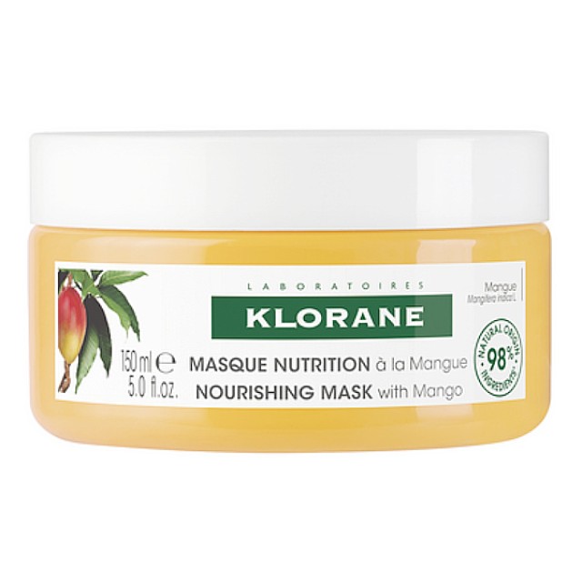 Klorane Mangue Restorative Nourishing Mask with Mango BIO 150ml