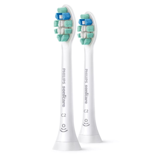 Philips Sonicare C2 Optimal Plaque Defence 2 λευκές κεφαλές