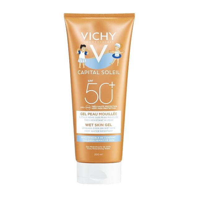 Vichy Capital Soleil Wet Skin Gel για Παιδιά SPF50 200ml