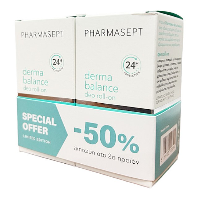 Pharmasept Derma Balance Deo Roll-On 2x50ml