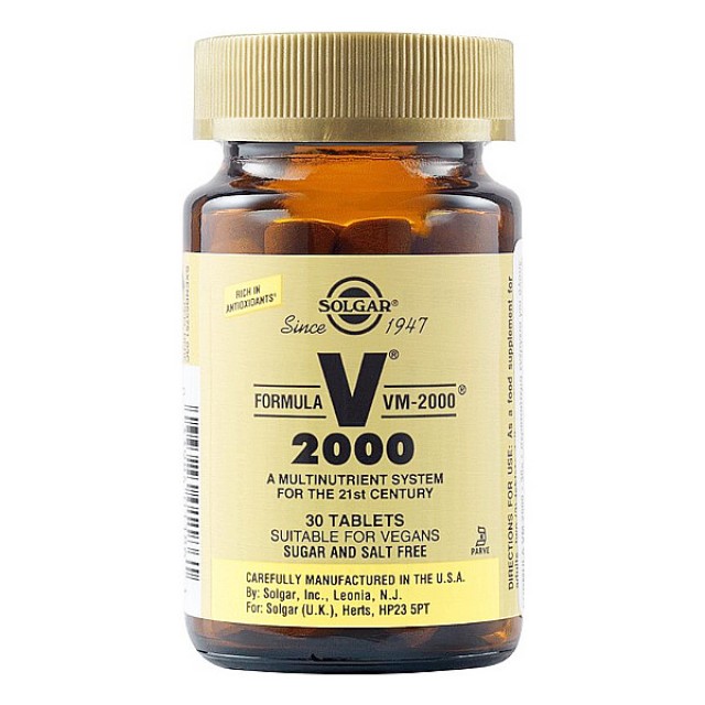 Solgar Multivitamin VM-2000 30 tablets